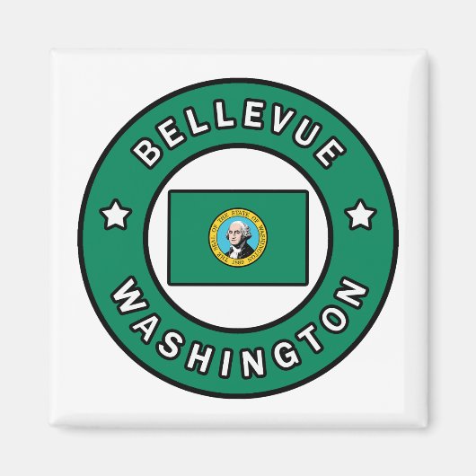 Bellevue Washington Magneet (Voorkant)