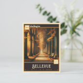 Bellevue, Washington| Oude ansichtkaart Briefkaart (Staand voorkant)