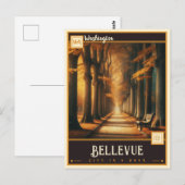 Bellevue, Washington| Oude ansichtkaart Briefkaart (Voorkant / Achterkant)