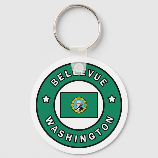 Bellevue Washington Sleutelhanger (Voorkant)