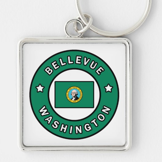 Bellevue Washington Sleutelhanger (Voorkant)