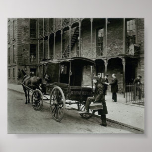 Bellevue-ziekenhuis in New York City NY Poster