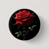 Belleza  con espinas ronde button 3,2 cm (Voorkant)