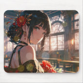 Belleza en rojo muismat (Voorkant)