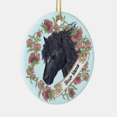 Bellflower Black Horse ornament (Rechts)