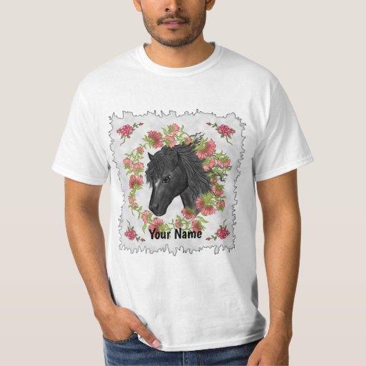 Bellflower black Horse T-Shirt (Voorkant)