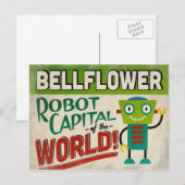 Bellflower California Robot - Funny  Briefkaart (Voorkant / Achterkant)