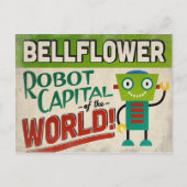 Bellflower California Robot - Funny  Briefkaart (Voorkant)
