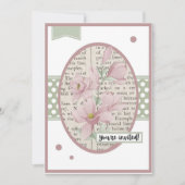  Bellflower Details op de achterste verjaardag Kaart (Voorkant)