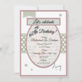  Bellflower Details op de achterste verjaardag Kaart (Achterkant)