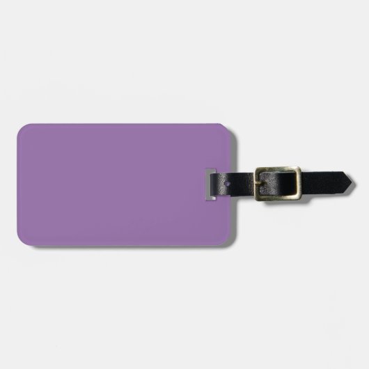 Bellflower Violet Elegant Mode Kleur Bagagelabel (Voorkant horizontaal)