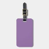 Bellflower Violet Elegant Mode Kleur Bagagelabel (Voorkant verticaal)