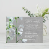 Bellflower Wedding-uitnodigingen Kaart (Staand voorkant)