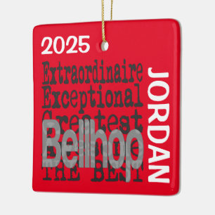 Bellhop Extraordinaire CUSTOM Keramisch Ornament