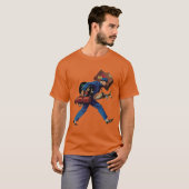  Bellhop in Uniform, Suitcase en Golf Club T-shirt (Voorkant volledig)