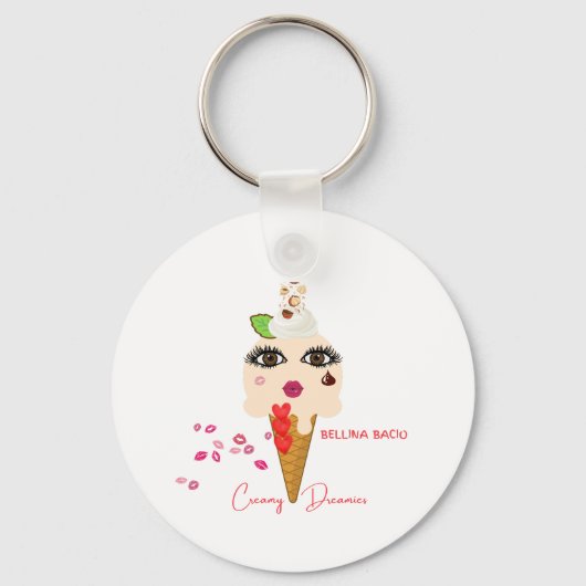 Bellina Bacio Creamy Dreamies Sleutelhanger (Voorkant)