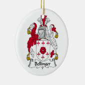 Bellinger Family Crest Keramisch Ornament (Rechts)
