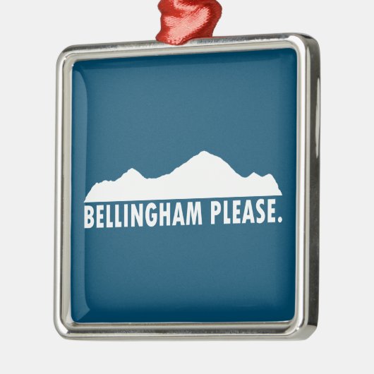 Bellingham alsjeblieft metalen ornament (Links)
