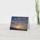 Bellingham Bay Sunset Kaart (Voorkant)