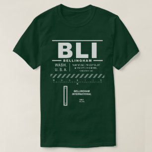 Bellingham International Airport BLI T-shirt