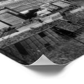 Bellingham, WA Docks Uitzicht of Lumber Ships Poster (Hoek)