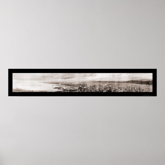 Bellingham WA Foto 1909 Poster (Voorkant)