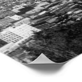 Bellingham, WA Town Uitzicht uit Sehome Hill 2 Poster (Hoek)