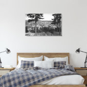 Bellingham, WA Town Uitzicht uit Sehome Hill Canvas Afdruk (Insitu (Slaapkamer))