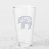 Bellingham Washington Beer Glas (Achterkant)