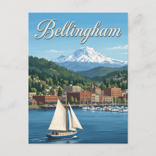 Bellingham, Washington Briefkaart (Voorkant)