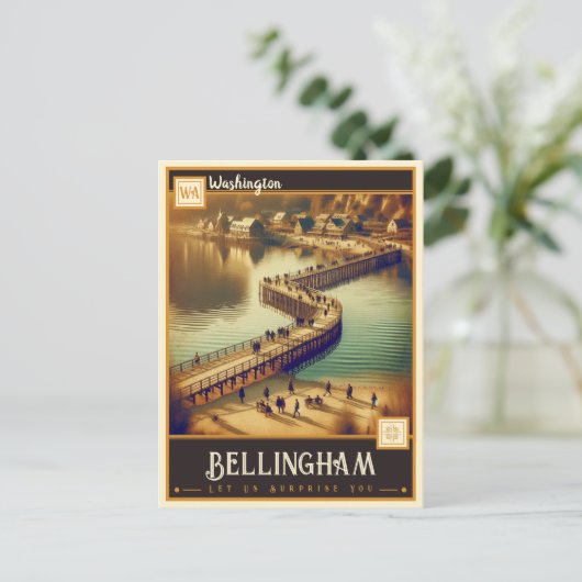 Bellingham, Washington|  Briefkaart (Staand voorkant)