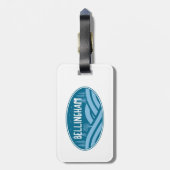Bellingham Washington Buiten Bagagelabel (Achterkant verticaal)