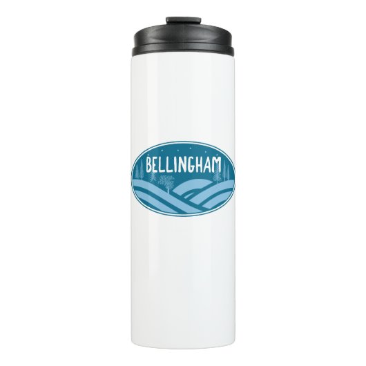 Bellingham Washington Buiten Thermosbeker (Voorkant)