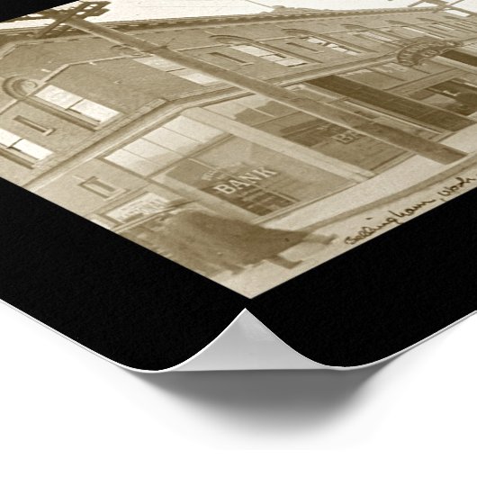 Bellingham Washington Foto 1909 Poster (Hoek)