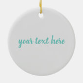 Bellingham Washington Geometrische bomen Keramisch Ornament (Achterkant)