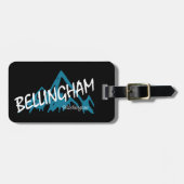 Bellingham Washington Mountains Bagagelabel (Voorkant horizontaal)