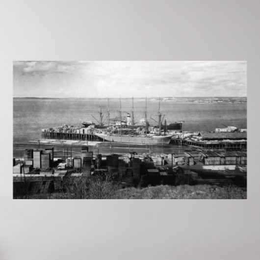 Bellingham, Washington - Ocean Vessels Poster (Voorkant)