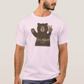 Bellingham Washington Peace Beer T-shirt (Voorkant)