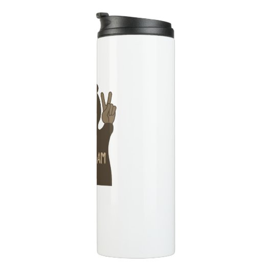 Bellingham Washington Peace Beer Thermosbeker (Geroteerd rechts)