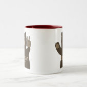 Bellingham Washington Peace Beer Tweekleurige Koffiemok (Center)