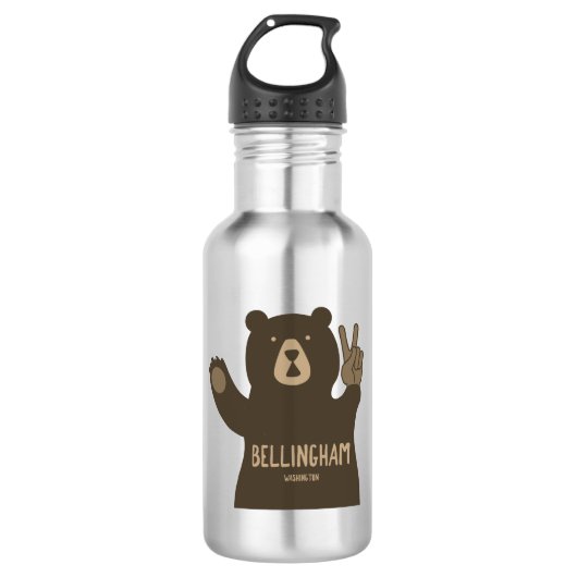 Bellingham Washington Peace Beer Waterfles (Voorkant)