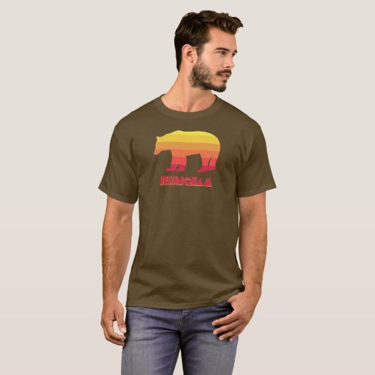 Bellingham Washington Rainbow-Beer T-shirt (Voorkant volledig)