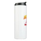 Bellingham Washington Rainbow-Beer Thermosbeker (Gedraaid links)