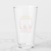 Bellingham Washington Retro-Beer Glas (Achterkant)