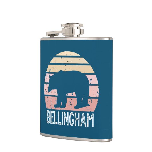 Bellingham Washington Retro-Beer Heupfles (Links)