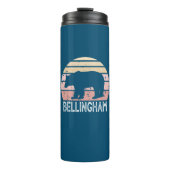 Bellingham Washington Retro-Beer Thermosbeker (Voorkant)
