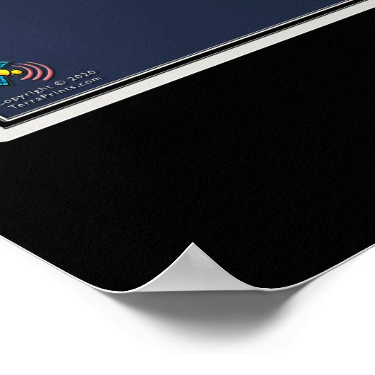 Bellingham Washington Satellite Poster Map (Hoek)