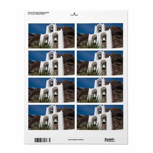 Bellingtoren Etiket (Full Sheet)