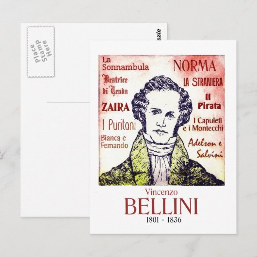 Bellini-briefkaart Briefkaart (Voorkant / Achterkant)