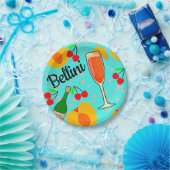 Bellini Cocktail Papieren Bordje (Feest)